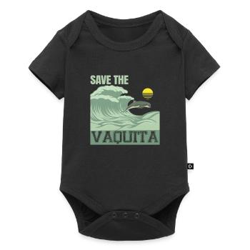 Save the Vaquita Porpoise Cochito - Baby Premium short-sleeve bodysuit - black - Front