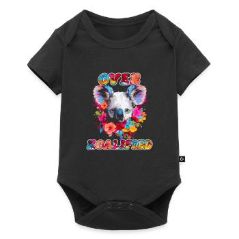 Über Koalified Koala Bear Lover Geburtstag - Baby Premium Kurzarmbody - Schwarz - Vorne