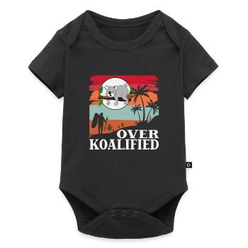 Über Koalified Koala Bear Lover Geburtstag - Baby Premium Kurzarmbody - Schwarz - Vorne