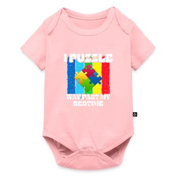 Je suis perplexe bien au-delà de l’heure du coucher - Body à manches courtes Premium Bébé - rose - Devant