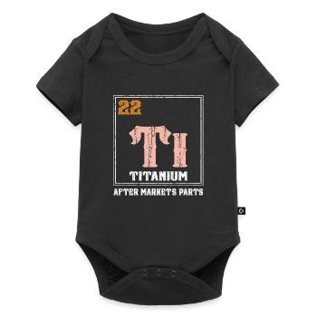 Hip Prosthesis Titanium Ti Used Parts Science - Baby Premium short-sleeve bodysuit - black - Front