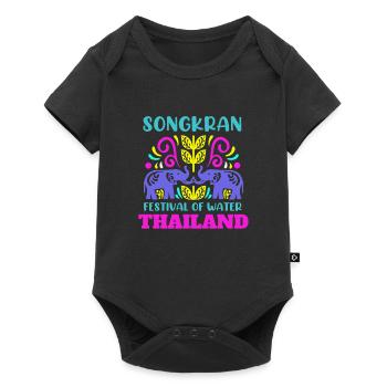 SongKran Festival of Water Thailand - Baby Premium short-sleeve bodysuit - black - Front