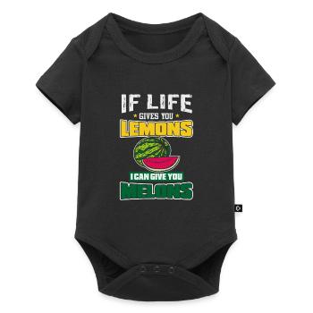 blague amusante sur les chirurgiens plasticiens, - Body à manches courtes Premium Bébé - noir - Devant