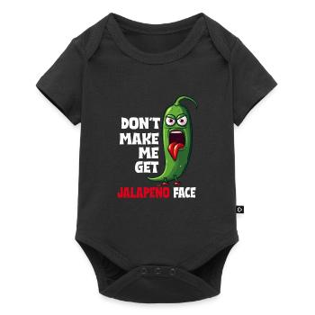 Don't let me get the jalapeno face - - Baby Premium short-sleeve bodysuit - black - Front