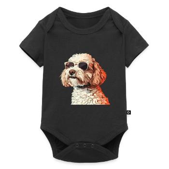 Labradoodle Doodle Dogs Mom Furry Friend - Baby Premium short-sleeve bodysuit - black - Front