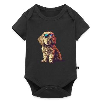 Labradoodle Doodle Dogs Mom Furry Friend - Baby Premium short-sleeve bodysuit - black - Front