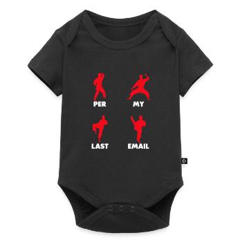 My last e-mail - Humor in the office - Baby Premium short-sleeve bodysuit - black - Front