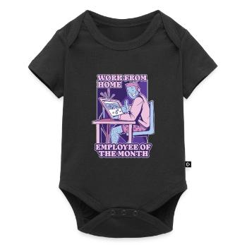 Working From Home - Employee of the Month - Baby Premium short-sleeve bodysuit - black - Front