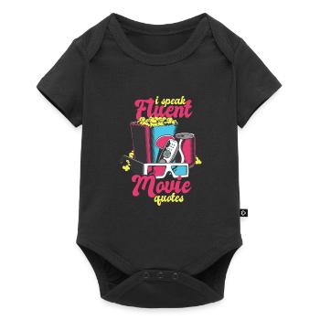 I Speak Fluent Movie Quotes - Movie Quotes Lovers - Baby Premium short-sleeve bodysuit - black - Front