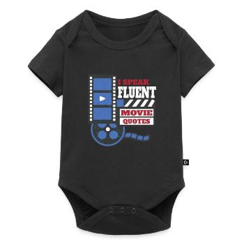 I Speak Fluent Movie Quotes - Movie Quotes Lovers - Baby Premium short-sleeve bodysuit - black - Front