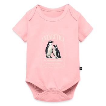 Antarctica - The International Continent - Baby Premium short-sleeve bodysuit - rose - Front