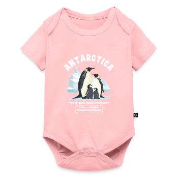Antarctica - The International Continent - Baby Premium short-sleeve bodysuit - rose - Front