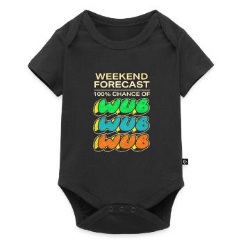 Prévisions du week-end 100% de chances de Wub Wub - Body à manches courtes Premium Bébé - noir - Devant