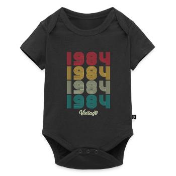 40 Years Old Vintage 1984 Limited Edition 40th - Baby Premium short-sleeve bodysuit - black - Front