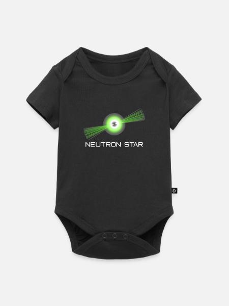Neutronen Stern Wissenschaft Universum - Baby Premium Kurzarmbody - Schwarz