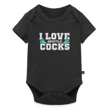 J’aime les volants Motif de volant drôle - Body à manches courtes Premium Bébé - noir - Devant