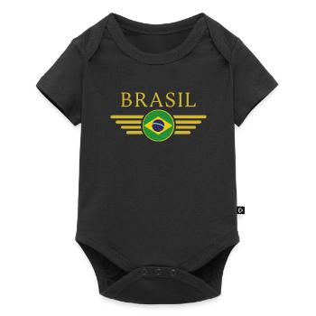 I Love Brazil, Elegance Style Design T-Shirt - Baby Premium short-sleeve bodysuit - black - Front