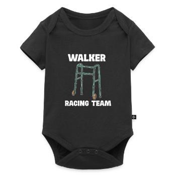 Walker Racing Team - Funny Rollator - Baby Premium short-sleeve bodysuit - black - Front