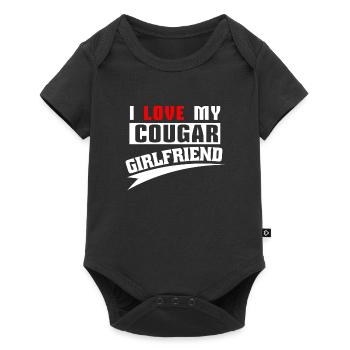 J’adore ma copine cougar - Body à manches courtes Premium Bébé - noir - Devant