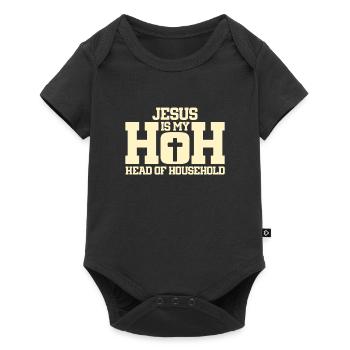 Jesus Is My HOH Head Of Household - Baby Premium short-sleeve bodysuit - black - Front
