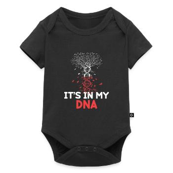 C’est dans mon ADN Symbolisme de l’arbre - Body à manches courtes Premium Bébé - noir - Devant