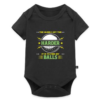 Je Älter Ich Werde, Desto Härter Wird Es, Meine - Baby Premium Kurzarmbody - Schwarz - Vorne