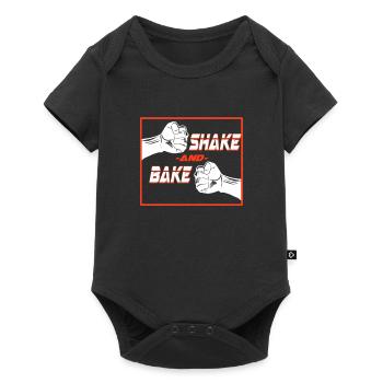 Shake And Bake Fist Thrust Fun Design - Baby Premium short-sleeve bodysuit - black - Front