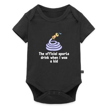 The official sports drink of my childhood – - Baby Premium short-sleeve bodysuit - black - Front