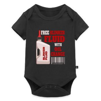 Free turn signal fluid with oil change - Baby Premium short-sleeve bodysuit - black - Front