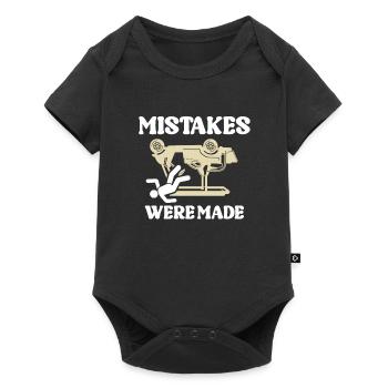 Mistakes were made Humorous car accident - Baby Premium short-sleeve bodysuit - black - Front