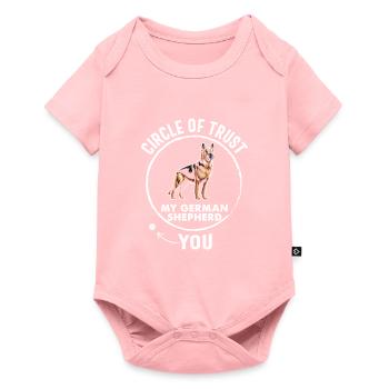 Cercle de confiance Mon fidèle berger allemand - Body à manches courtes Premium Bébé - rose - Devant