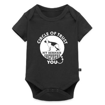 Circle Of Trust German Shepherd - Baby Premium short-sleeve bodysuit - black - Front
