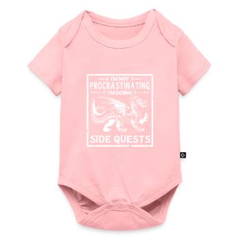 I Don’t Procrastinate, I Do Side Quests – - Baby Premium short-sleeve bodysuit - rose - Front