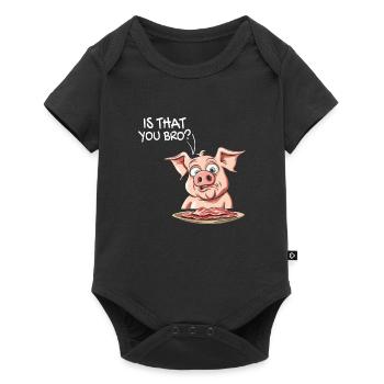 Is That Your Brother? Pork With Bacon Humor - Baby Premium short-sleeve bodysuit - black - Front