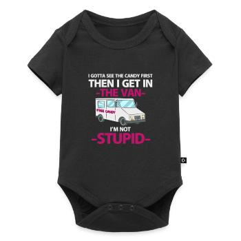 I have to see the candy first, then I climb - Baby Premium short-sleeve bodysuit - black - Front