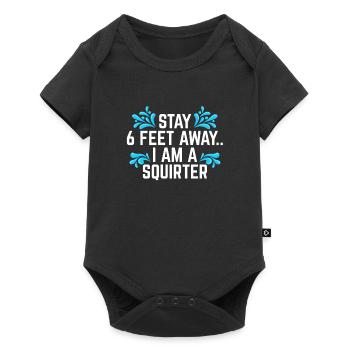 Squirter Des graphismes créatifs pour s’amuser - Body à manches courtes Premium Bébé - noir - Devant