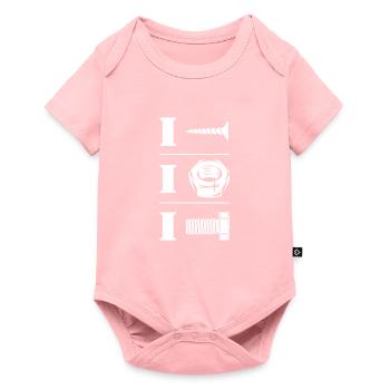 Vis écrou boulon Humorous Craftsman - Body à manches courtes Premium Bébé - rose - Devant