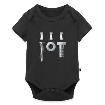 screw nut i love craftsman humorous - Baby Premium short-sleeve bodysuit - black - Front