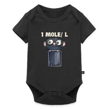 1 Mole/L Chemistry Humor for Scientists and Scientists - Baby Premium short-sleeve bodysuit - black - Front