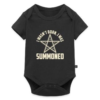 I wasn't born, I was summoned - Baby Premium short-sleeve bodysuit - black - Front