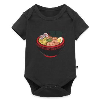 Ramen Kawaii Instant Noodle Soup Anime - Baby Premium short-sleeve bodysuit - black - Front