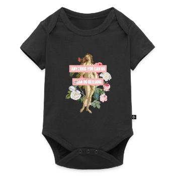 Feminist women power gift - Baby Premium short-sleeve bodysuit - black - Front