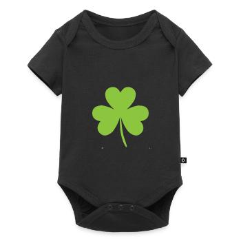 cloverleaf - Baby Premium short-sleeve bodysuit - black - Front