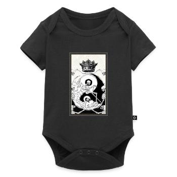 Le lecteur de carte de mort Tarot - Body à manches courtes Premium Bébé - noir - Devant