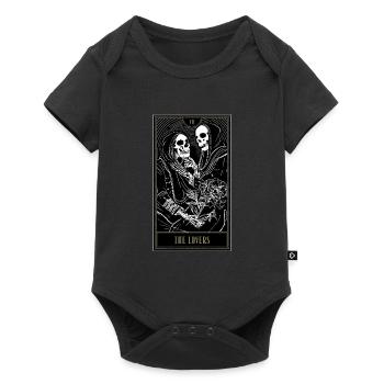 The Lovers Tarot Card - Baby Premium short-sleeve bodysuit - black - Front