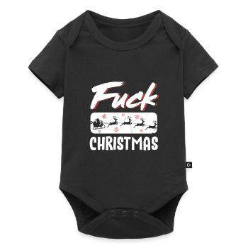 Anti Christmas - Baby Premium short-sleeve bodysuit - black - Front