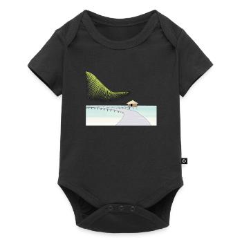 Listen to the Maldives calling me! - Baby Premium short-sleeve bodysuit - black - Front