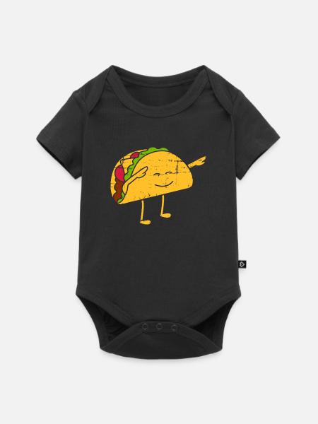 Taco - Baby Premium Kurzarmbody - Schwarz