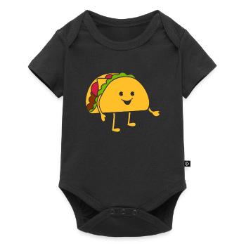 Taco - Baby Premium short-sleeve bodysuit - black - Front