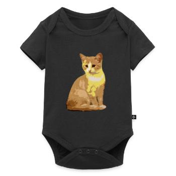 Chat Chat - Body à manches courtes Premium Bébé - noir - Devant